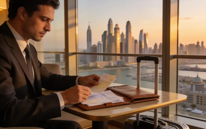 A foreign business preparing a UAE VAT refund claim
