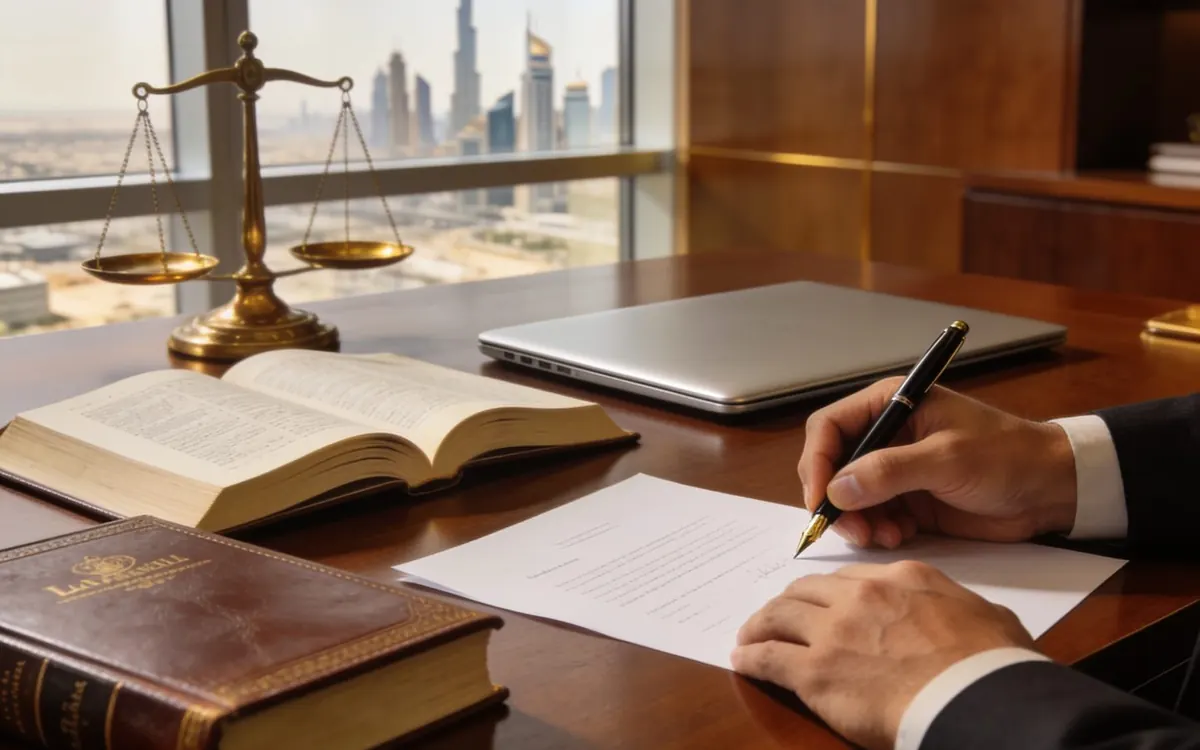 A written VAT clarification request being prepared for the FTA