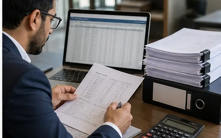 UAE tax invoices being checked against the Article 59 requirements