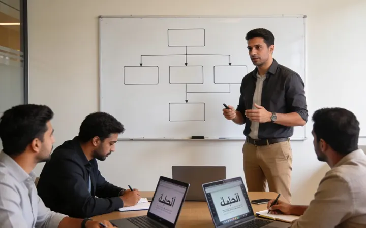 A finance team in a UAE VAT training session